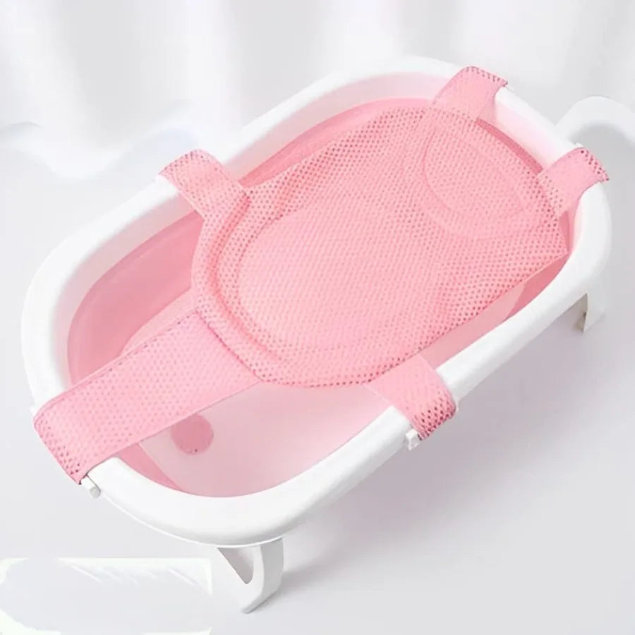 Baby Bath Support Mesh Pad Newborn Bath Tub Seat Net