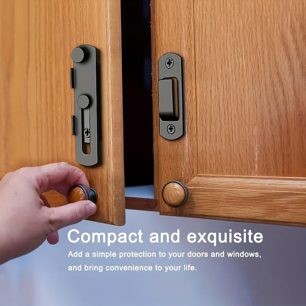 heavy duty stainless steel sliding door lock 180