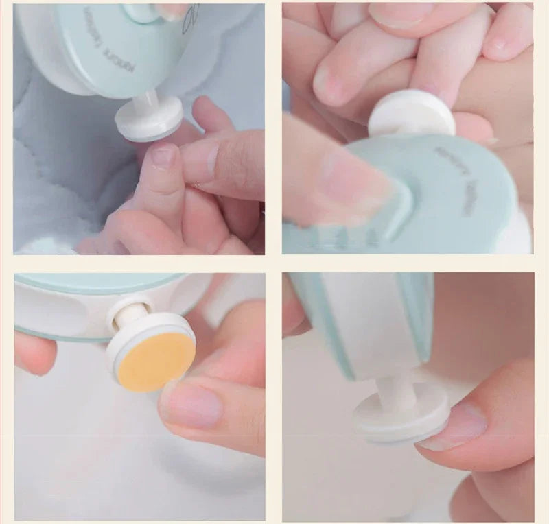 Baby Electric Nail Trimmer Kid Nail Polisher Tool Baby - feature close-up