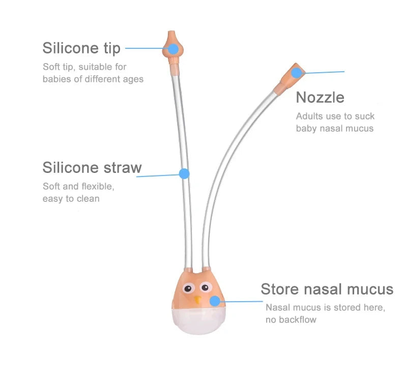 Newborn Baby Nasal Aspirator Children Nose Cleaner