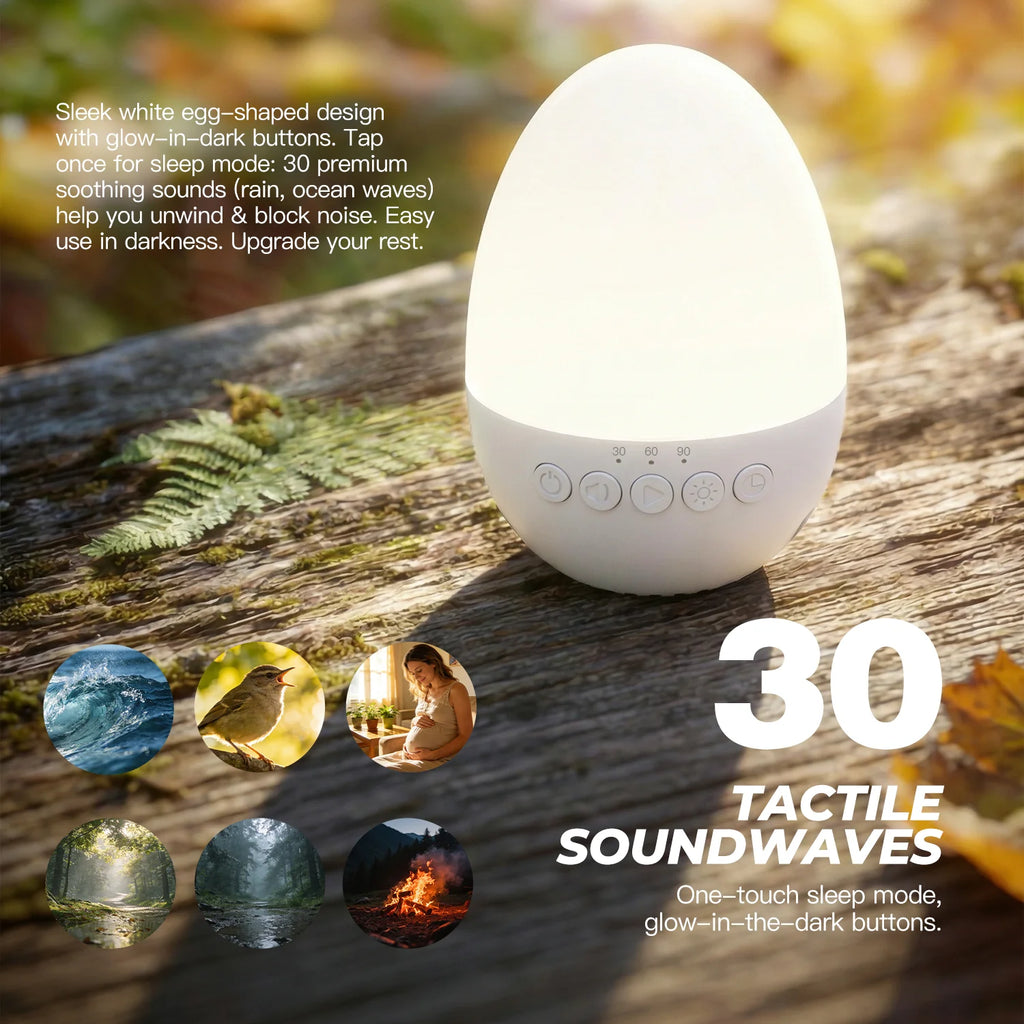 White Noise Machine Baby Cry Detection 30 Sounds Night - lifestyle in-use
