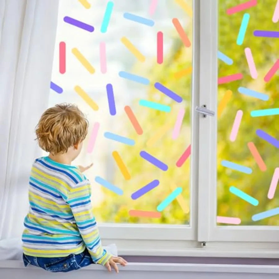 300 Pcs Confetti Wall Decals Peel Stick Sprinkle Vinyl - packaging view