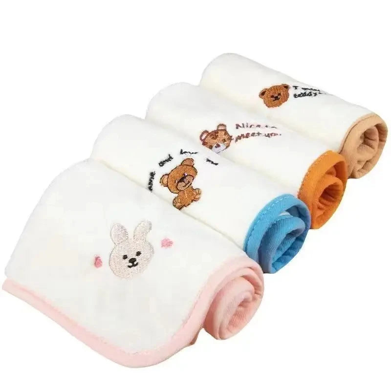 5pcs Baby Face Towels