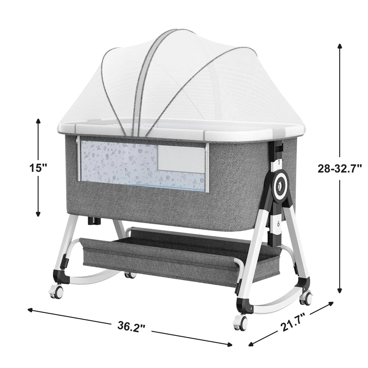 3 in 1 Baby Bassinet - lifestyle in-use