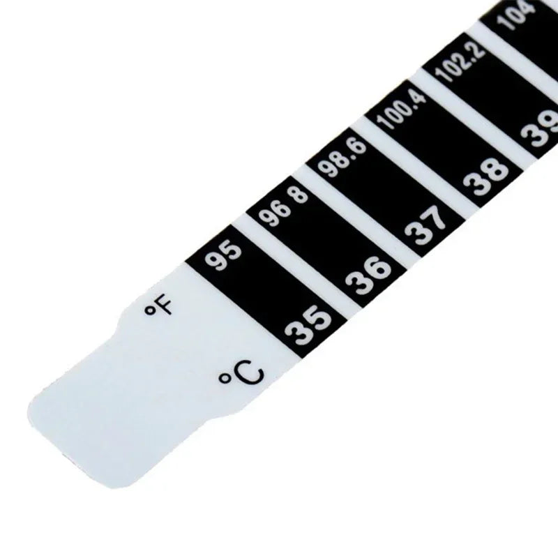 10 20Pcs Forehead Head Strip Thermometer Water Milk - set overview