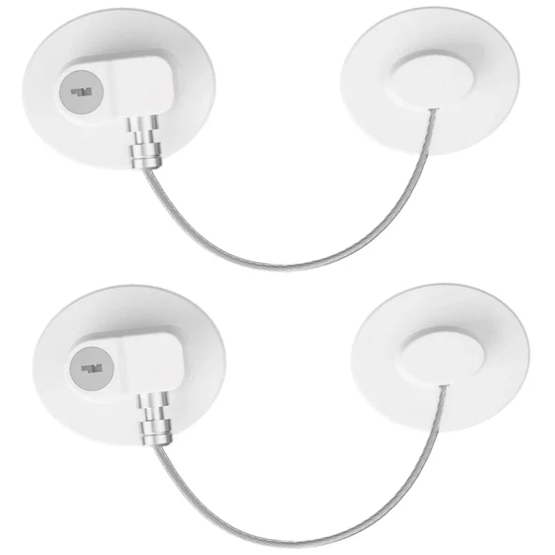 2 4 6Pcs Fridge Cabinet Locks Kids Keys Self Adhesive