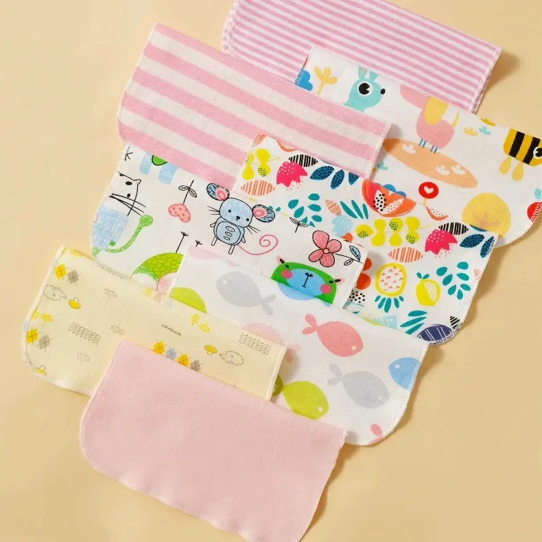 5 8 Pcs Cotton Newborn Baby Towels Set Saliva Towel