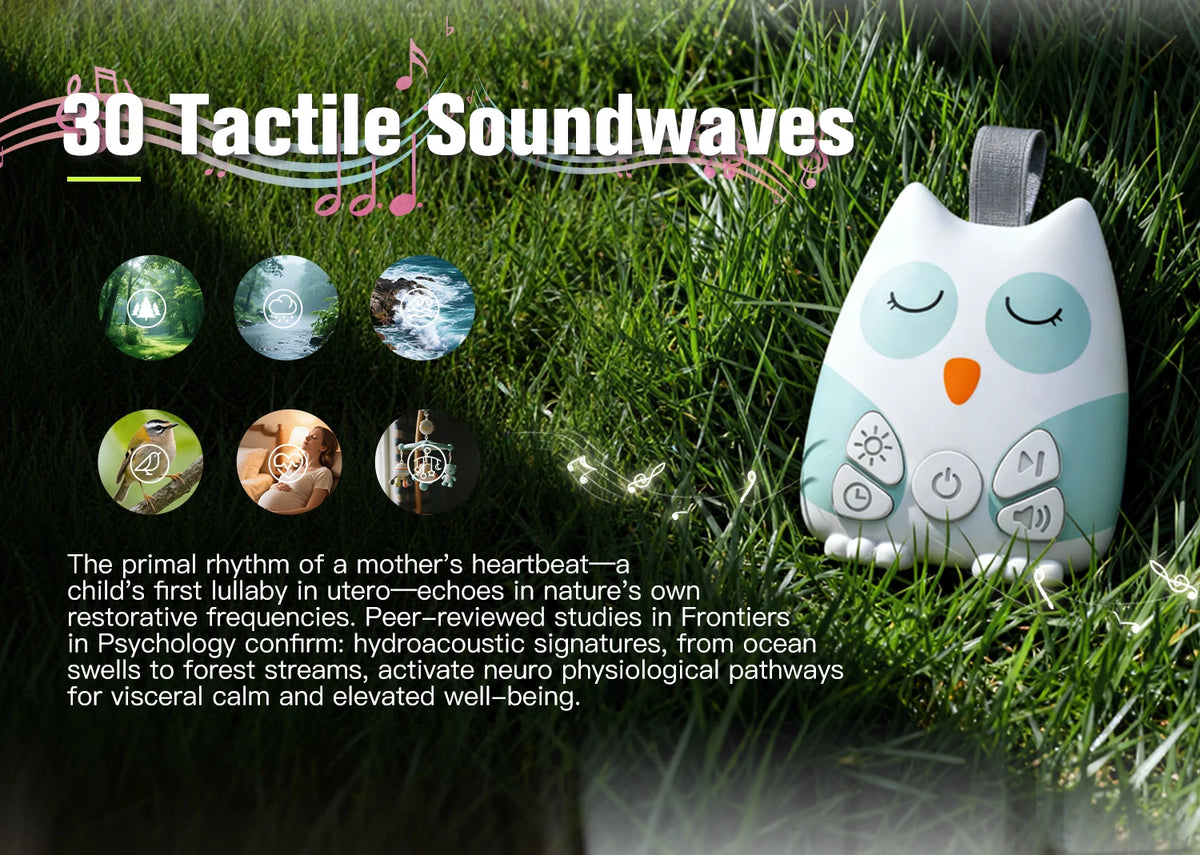 Portable White Noise Sound Machine Baby 30 Soothing - side angle