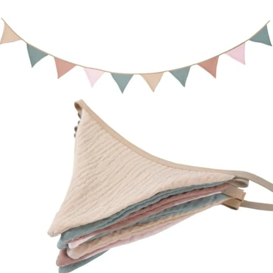 Pennant Banner Bunting Flags Multicolor - front view
