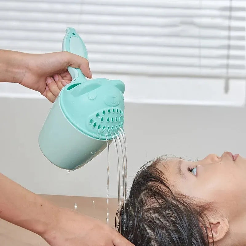 Baby Bath Caps Toddler Shampoo Cup Children Bathing - size reference