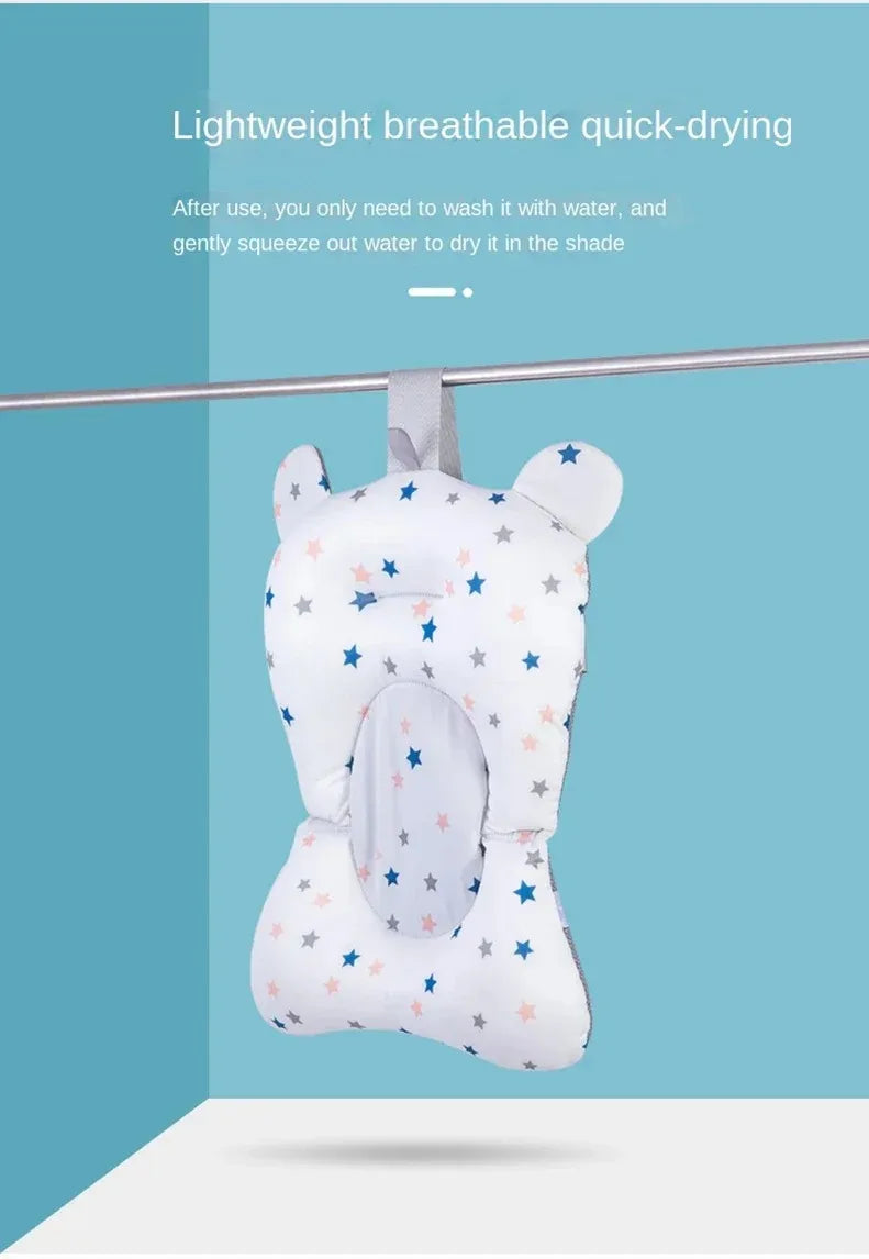 Baby Bathtub Pad Ajustable Bath Support Seat Mat Shower