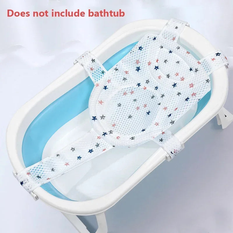 Baby Bath Net Mat Children Newborn Adjustable Bathtub