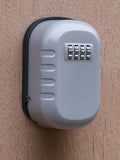1 Aluminum Alloy Safe, Modern Wall Mounted Household Safety Lock Box - front view