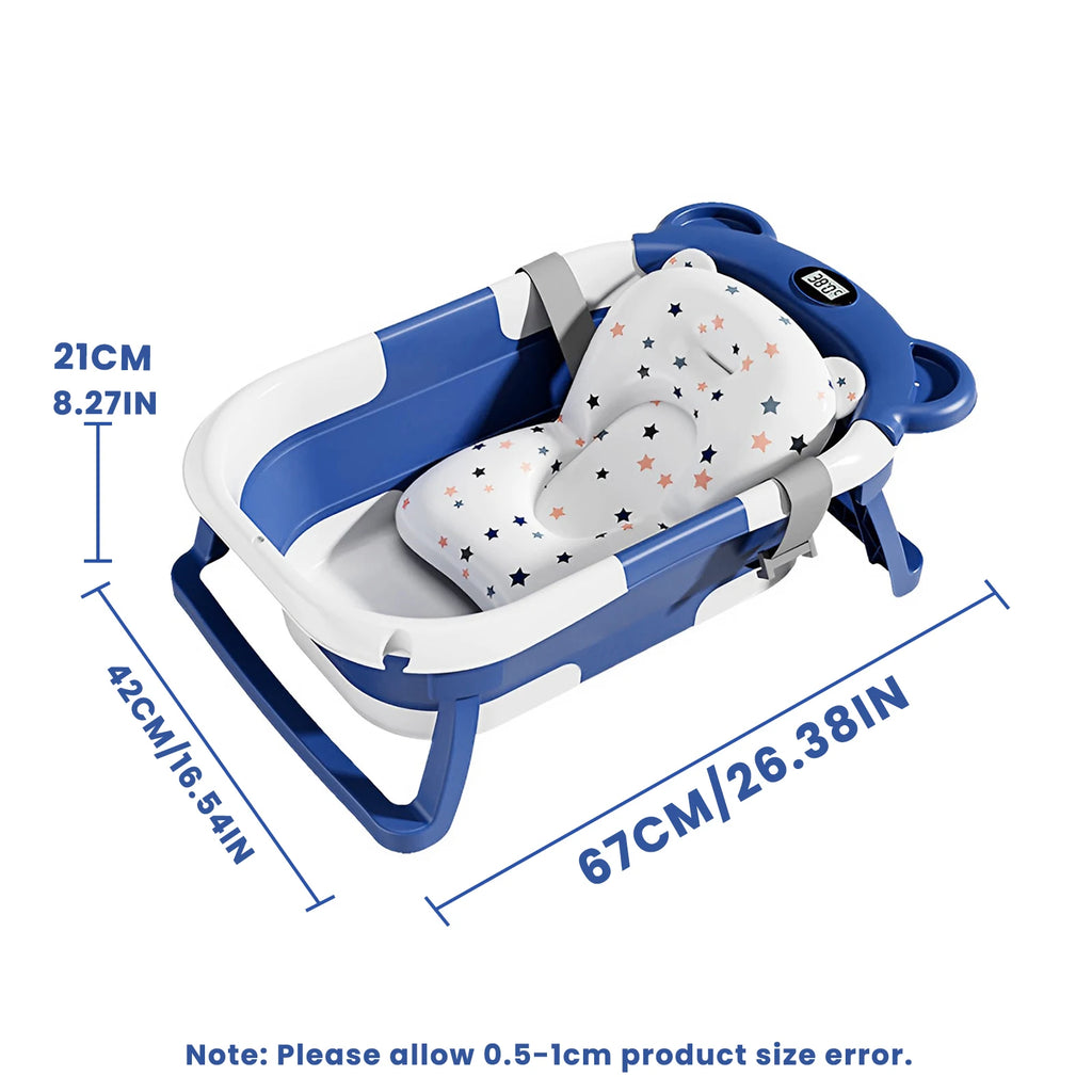 Portable Travel Bathtub - side angle