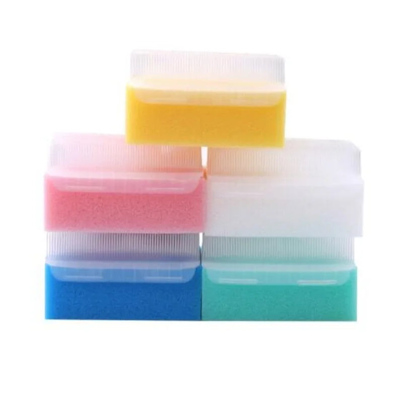 5pcs pack Children Sensory Brush Baby Bath Sponge Brush - set overview