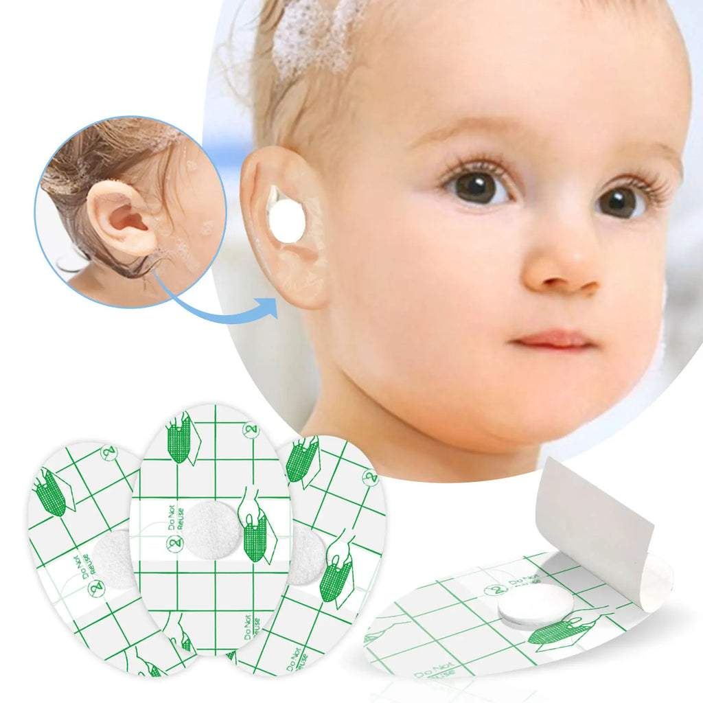 60Pcs Baby Shower Ear Stickers Newborn Baby Shower - front view