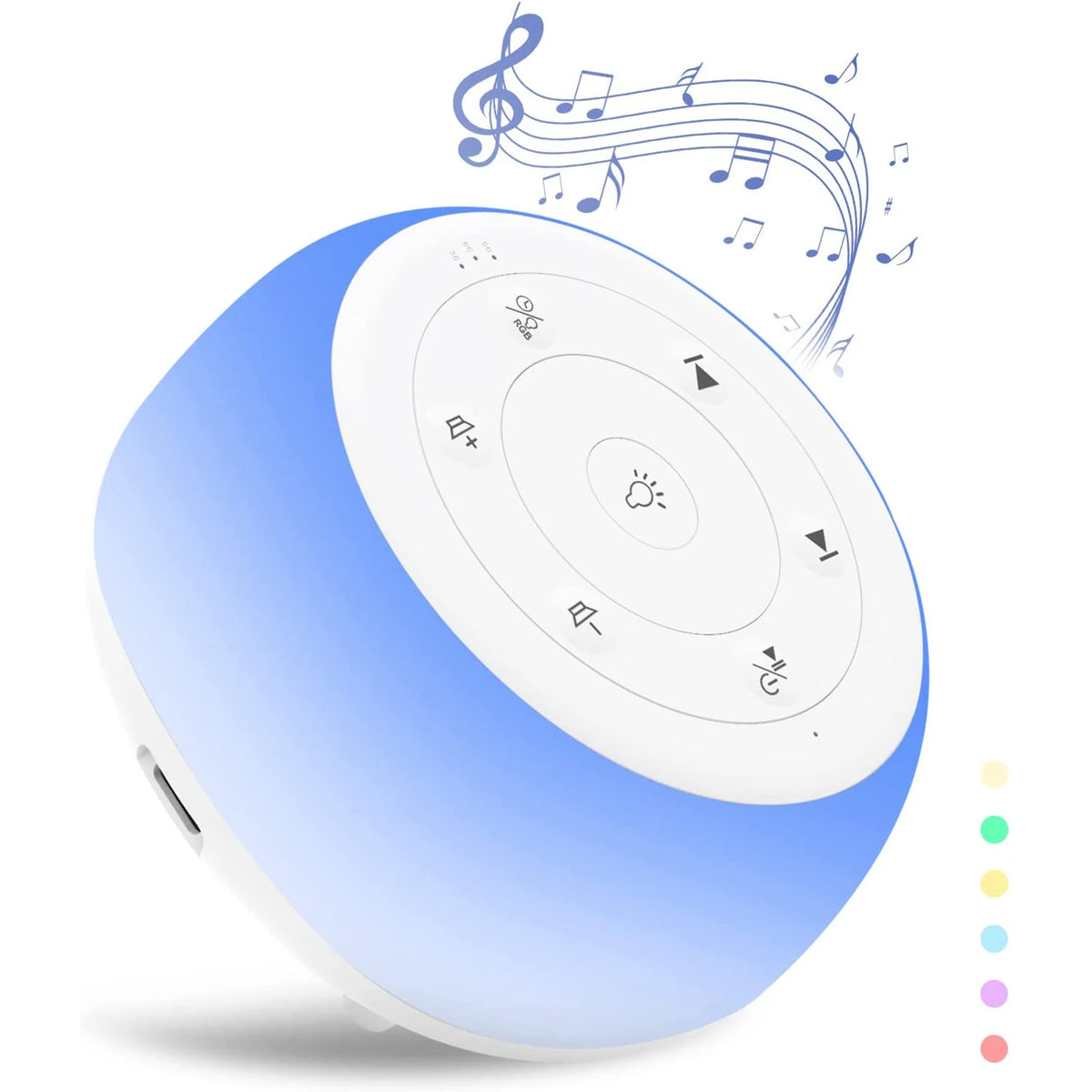 Desktop White Noise Machine Sleep Sound Machine - front view