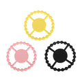 3 Pack Baby Teething Toy Steering Wheel Silicone
