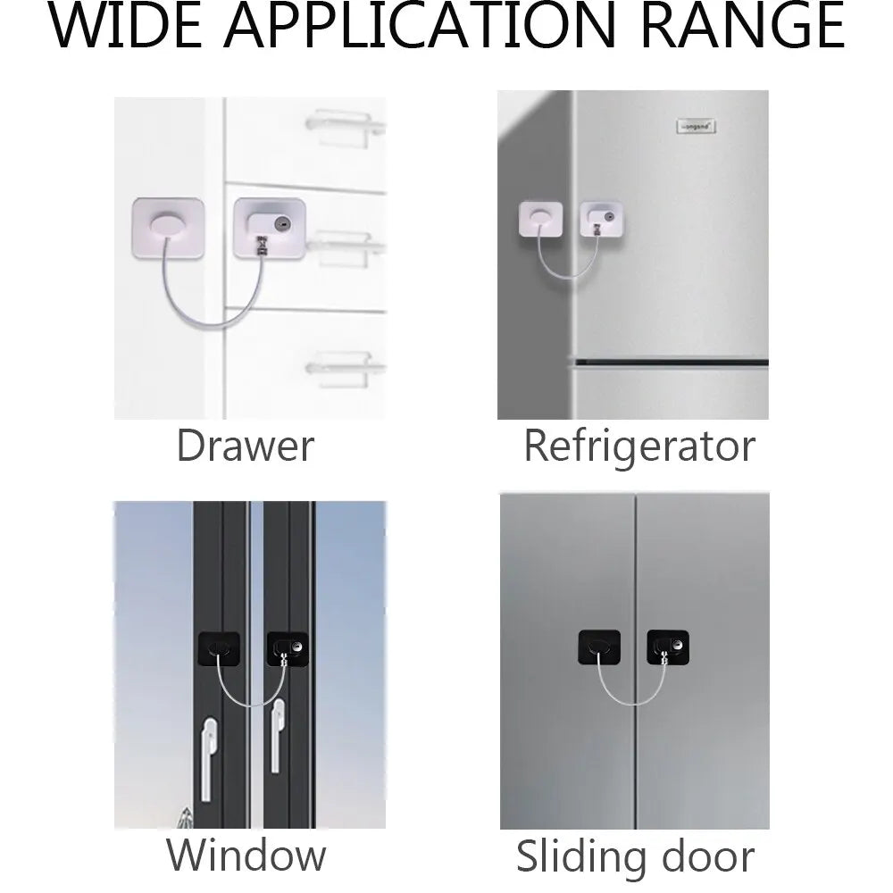Baby Child Safety Lock Window Refrigerator Opening - packaging view