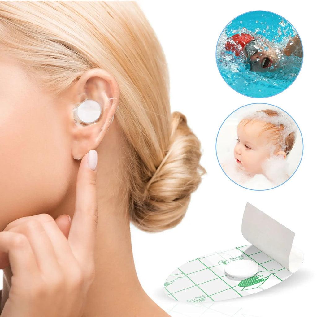 60Pcs Baby Shower Ear Stickers Newborn Baby Shower - top-down view