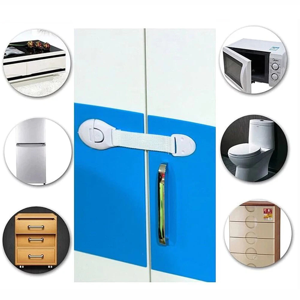 1 5 10pcs Child Safety Cabinet Lock Baby Proof Security - detail view