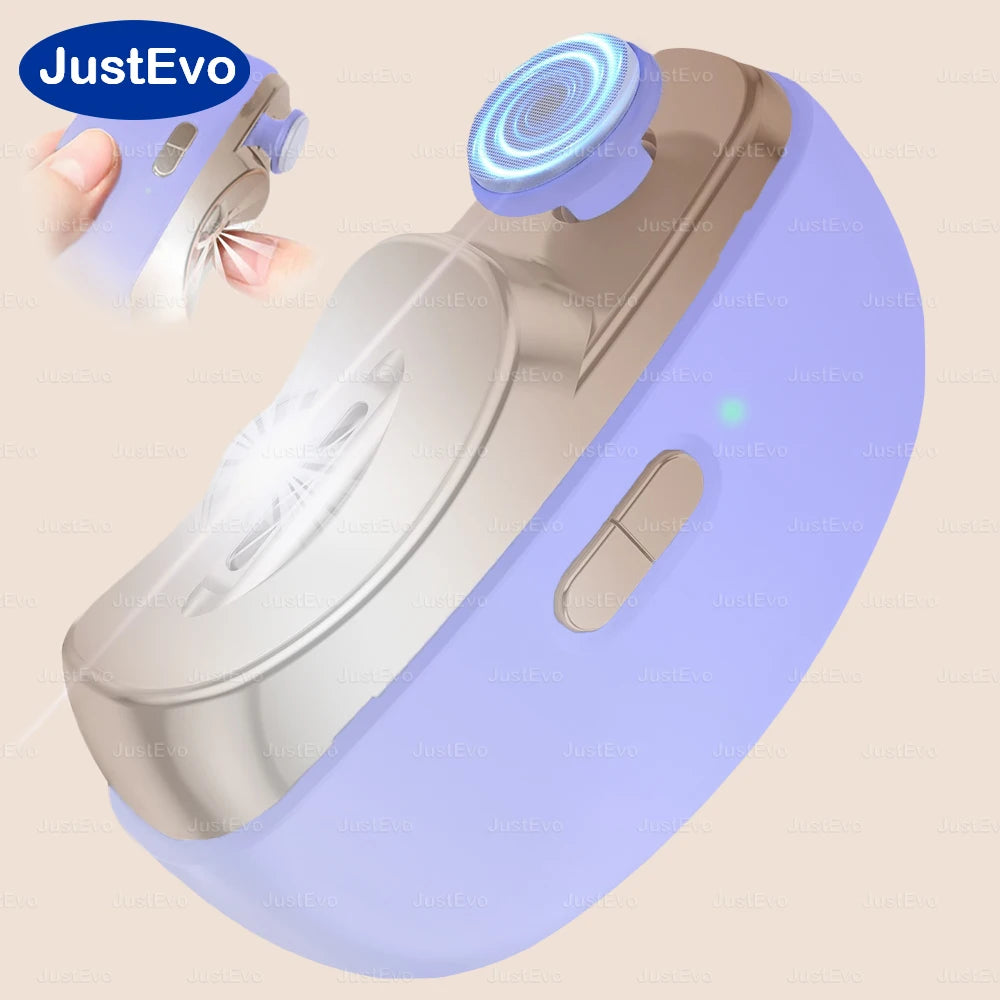 JustEvo Electric Baby Nail Trimmer 3-in-1 Automatic - material close-up