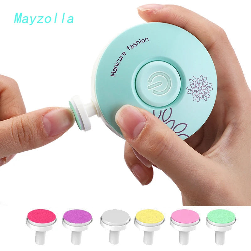 Electric Baby Nail Trimmer Kid Nail Polisher Tool - lifestyle in-use