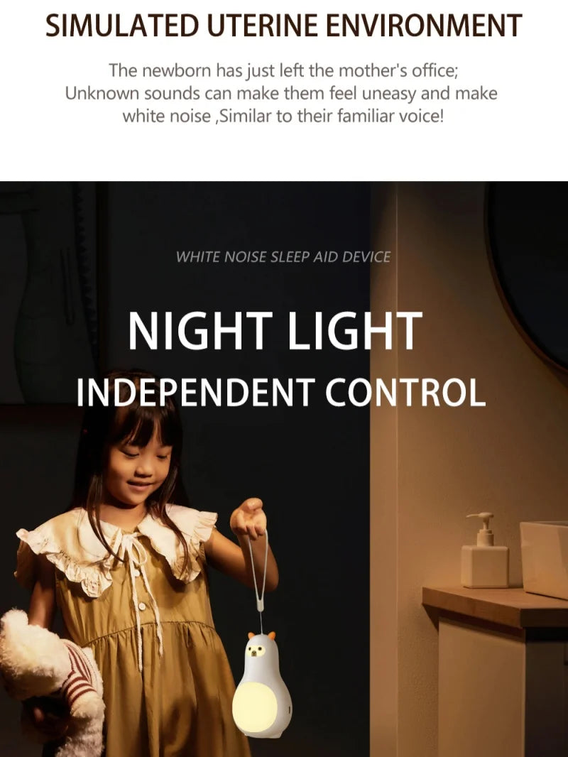 White Noise Machine M9 Portable Sleep Aid Night Light