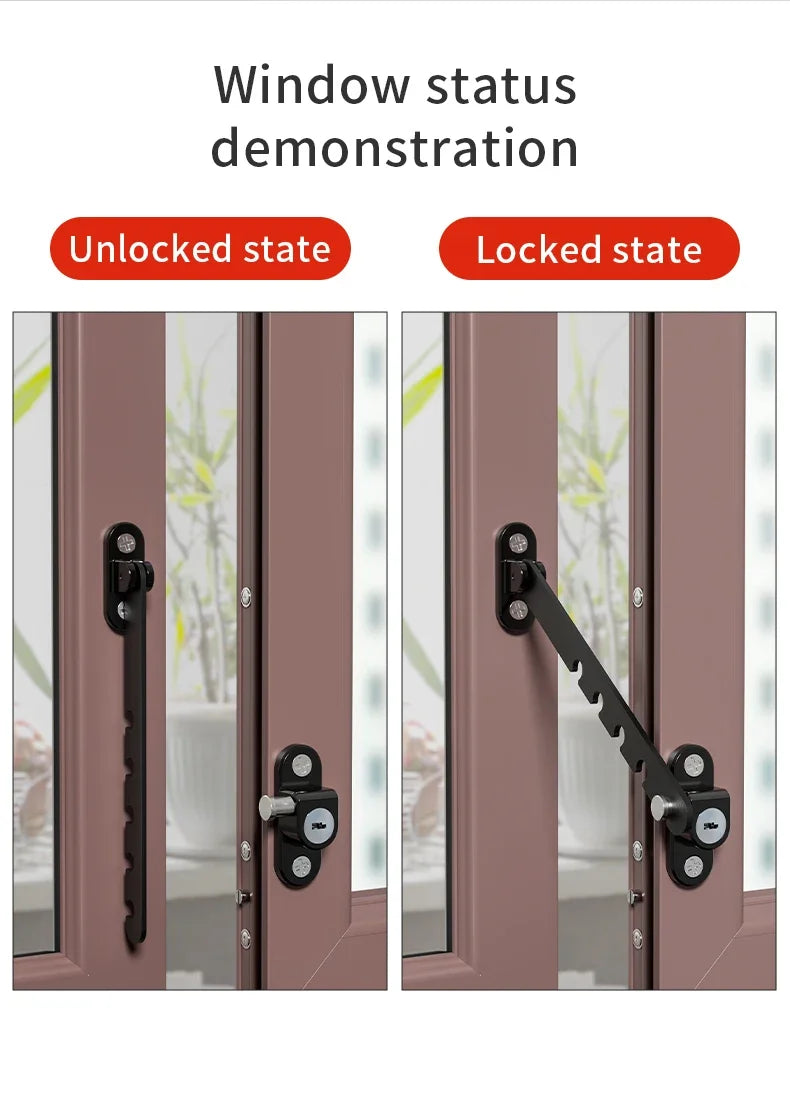 Children Window Lock Inner Window Limiter Latch