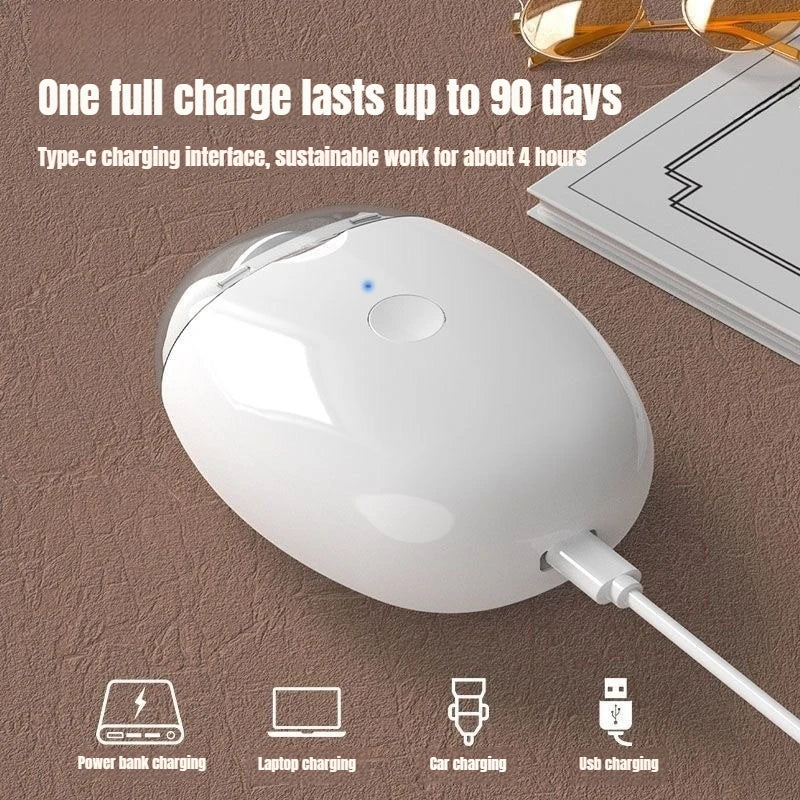 2 1 Electric Nail Clipper Cutter LED Light Automatic - front view