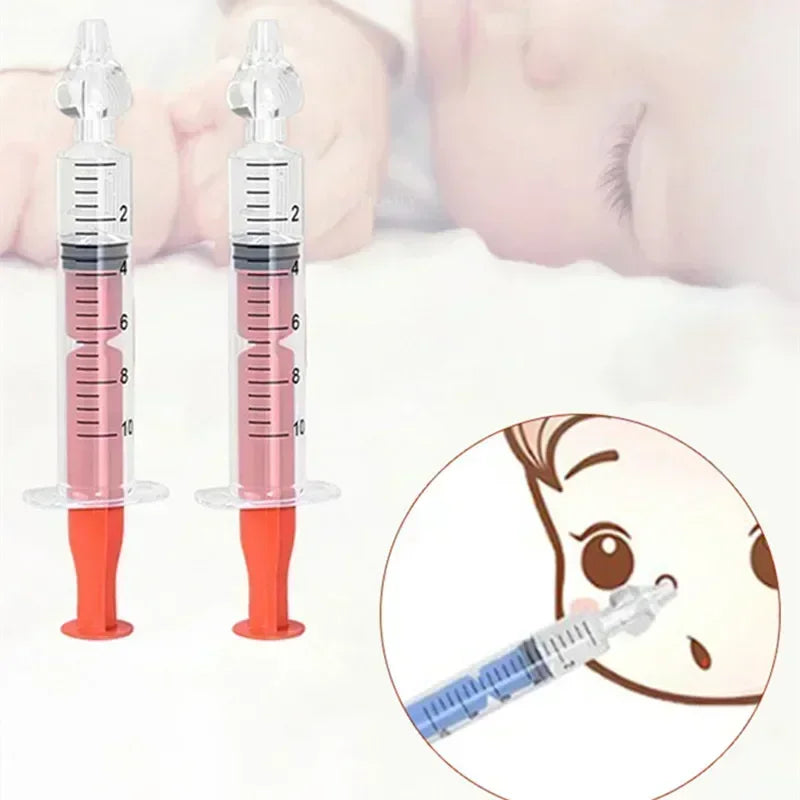 Silicone Baby Nasal Aspirator Syringe Baby Nose Cleaner - front view