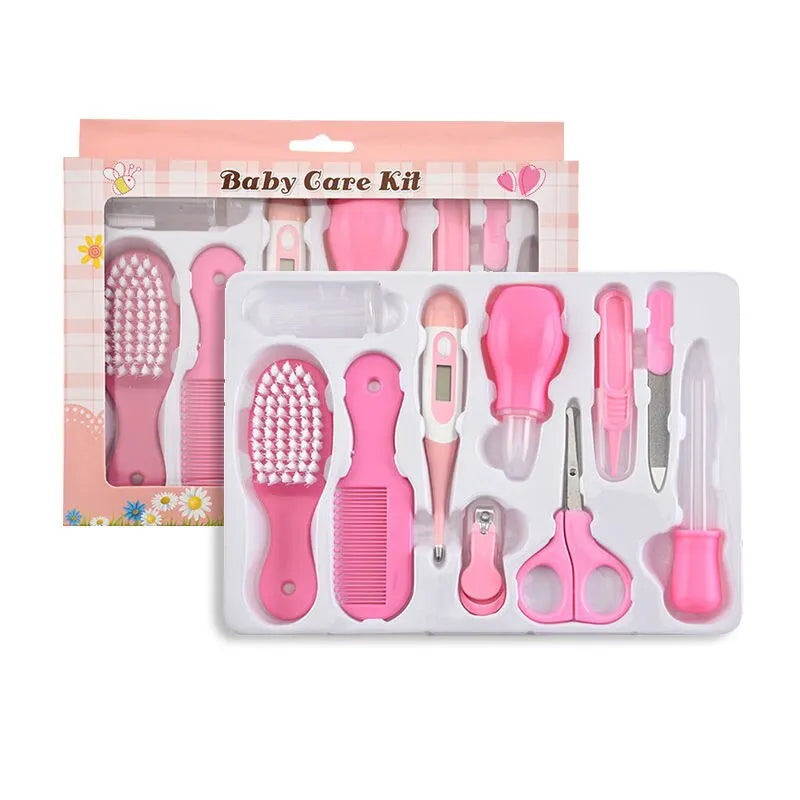 10PCS Set Baby Health Care Kit Kids Nail Hair Health - packaging view