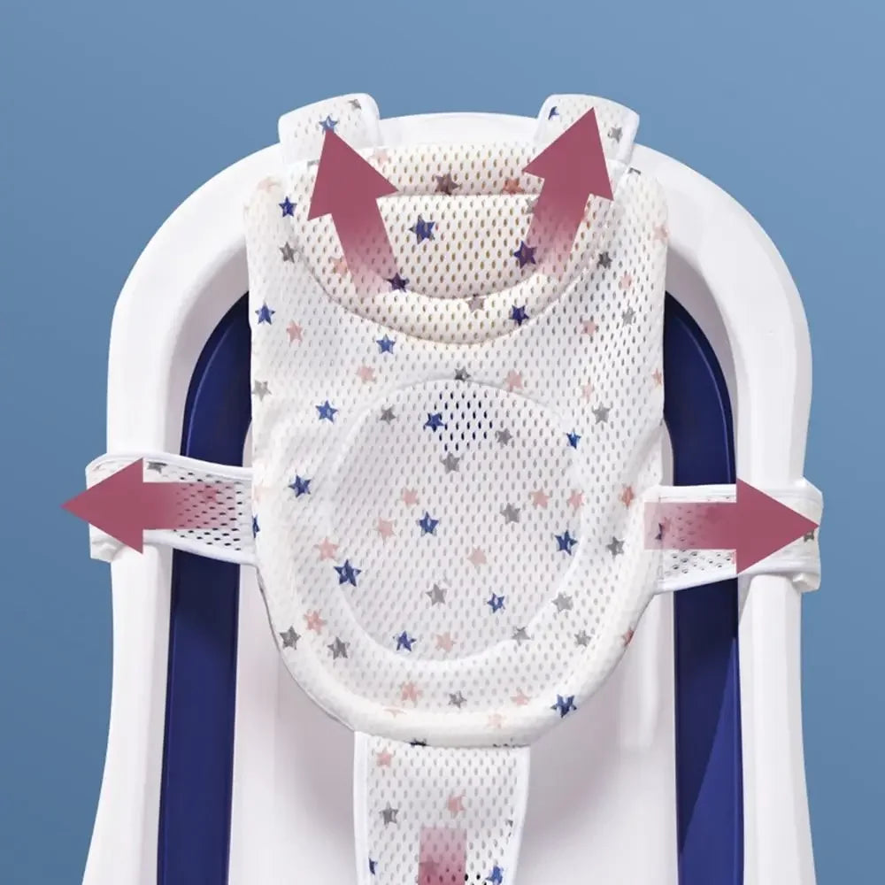 Cross-shaped Newborn Baby Bath Cushion Adjustable