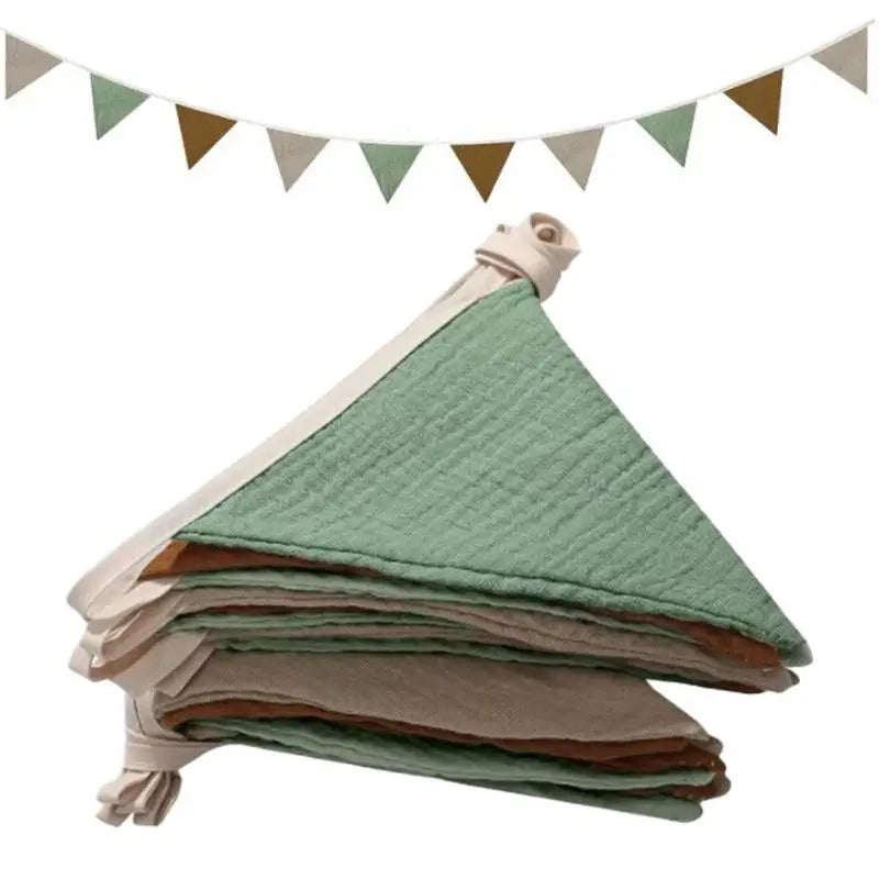 Pennant Banner Flags Nursery Bunting Banner Flags - front view