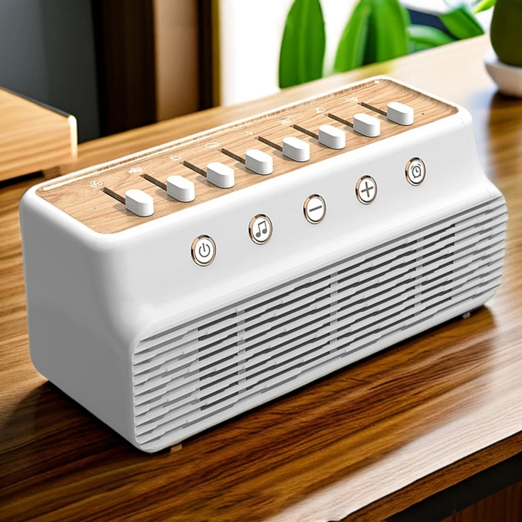 8 Natural Sounds Baby White Noise Sleep Machine - front view