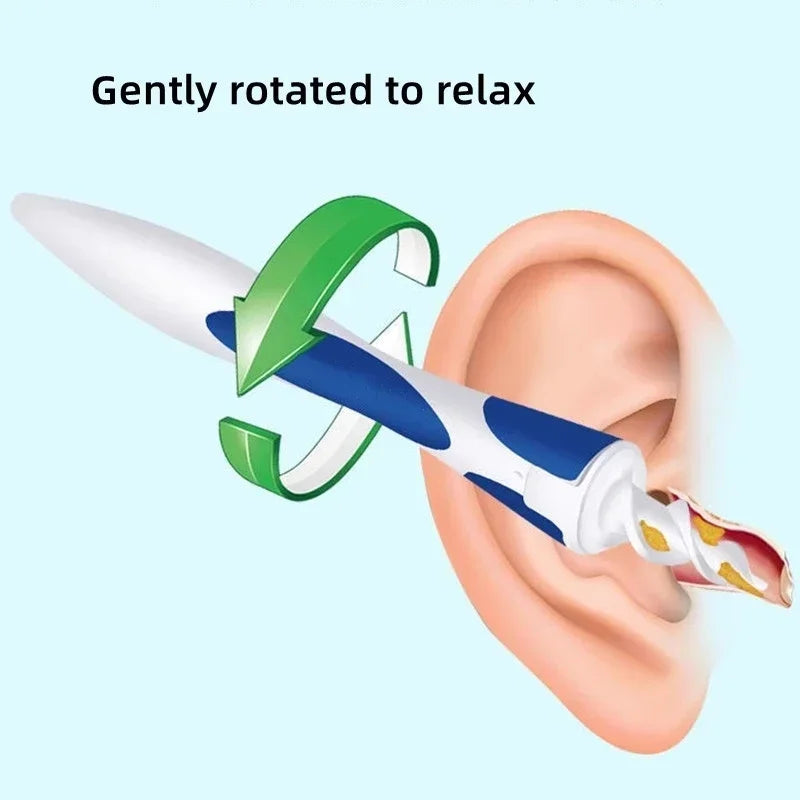 Hot Ear Wax Remover Tool Spiral Ear Cleaner Soft - lifestyle in-use