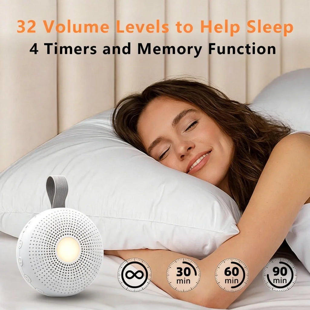 Portable White Noise Machine Baby Warm Night Light 15 - lifestyle in-use