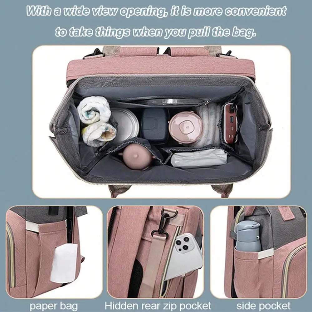 Multifunctional waterproof large-capacity diaper