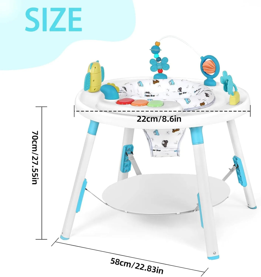 Baby activity center - material close-up