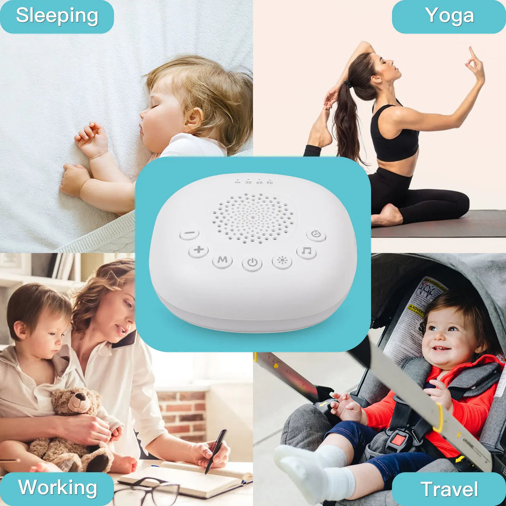 White Noise Sound Machine 24 Soothing Sounds Sleep Aid - feature close-up