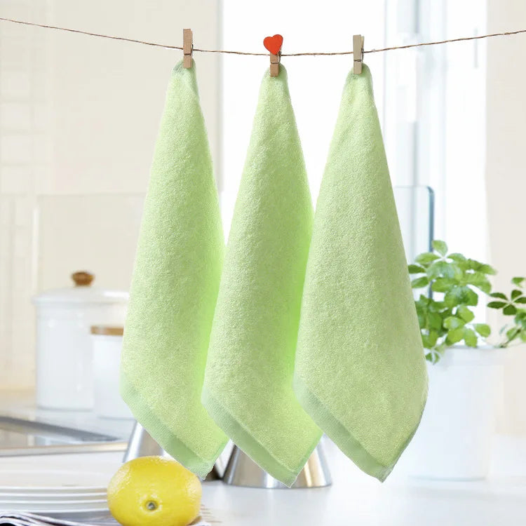 5pcs lot 25 25cm ULTRA SOFT Baby Bath Washcloths Rayon - material close-up