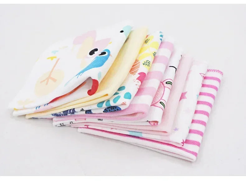 5 8 Pcs Cotton Newborn Baby Towels Set Saliva Towel