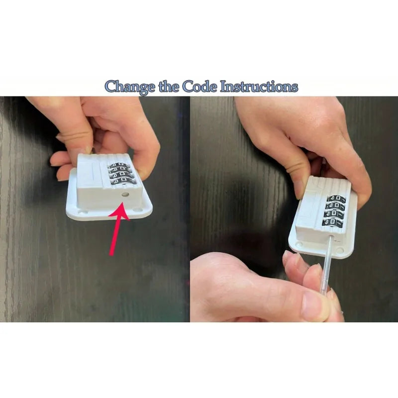 Refrigerator Fridge Freezer Door Lock Password Proof - material close-up