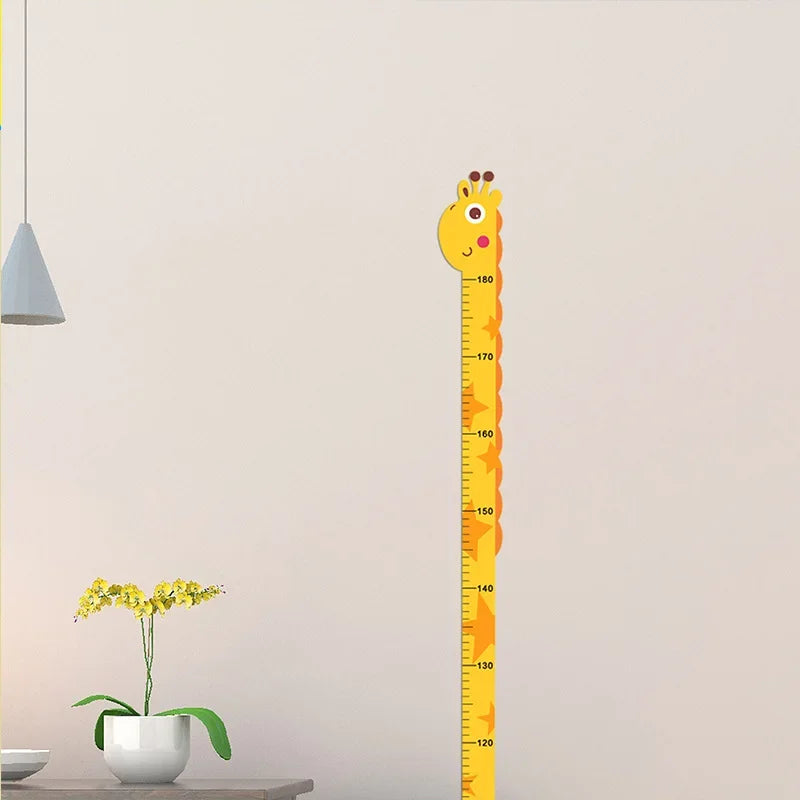 180cm Whimsical Animal Growth Chart Wall Decals: Unicorn - set overview