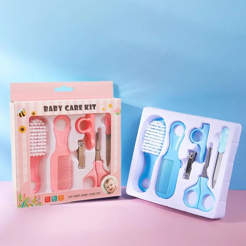 6pcs Baby Care Set Hair Comb Grooming Brush Set Nail - lifestyle in-use