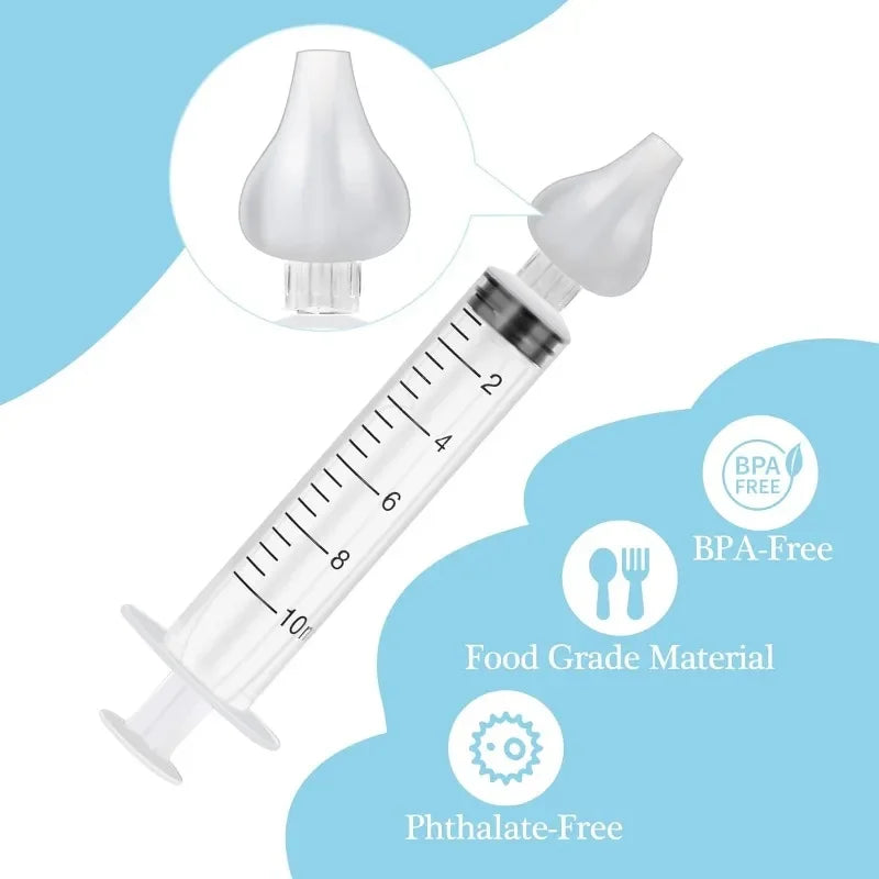 10ML 20ML Baby Nasal Aspirator Syringe Baby Nose - size reference