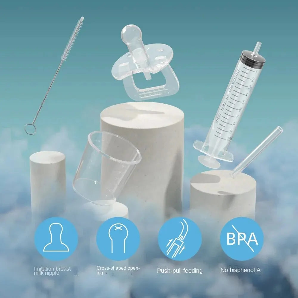 Baby Pacifier Medicine Dispenser Kit Oral Feeding - front view