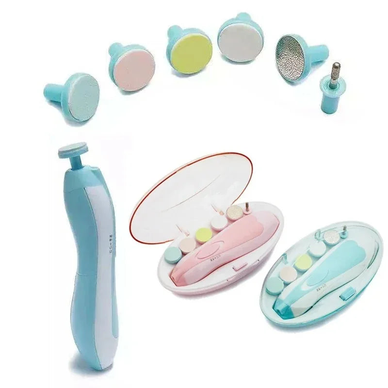 Multifunctional Electric Baby Cutter Trimmer Manicure - size reference