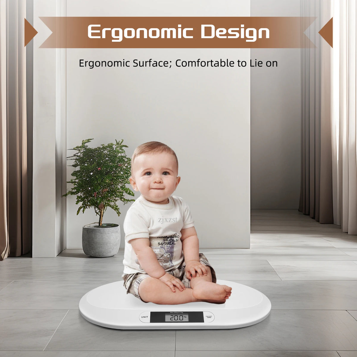 Baby Weighing Scale Digital Baby Scale W/ Large 20kg Capacity - feature close-up
