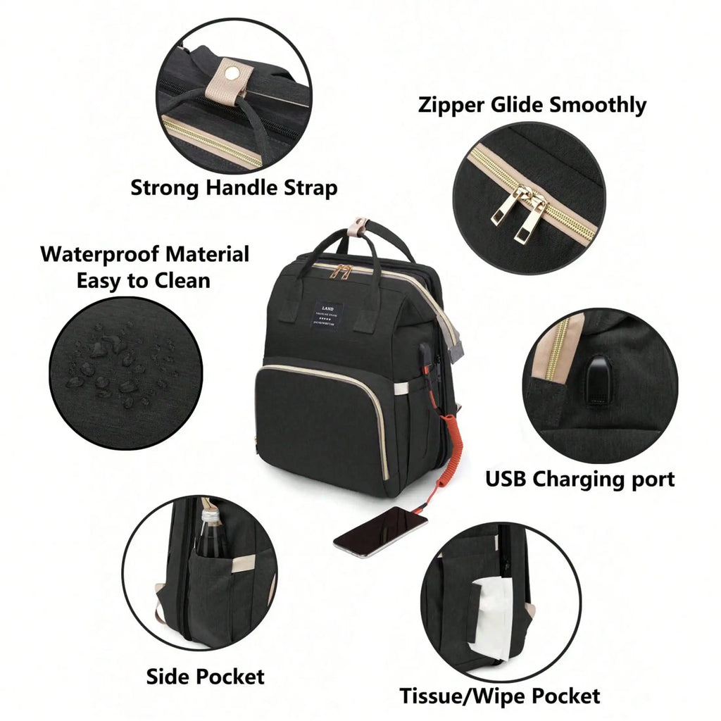 Multifunctional waterproof large-capacity diaper